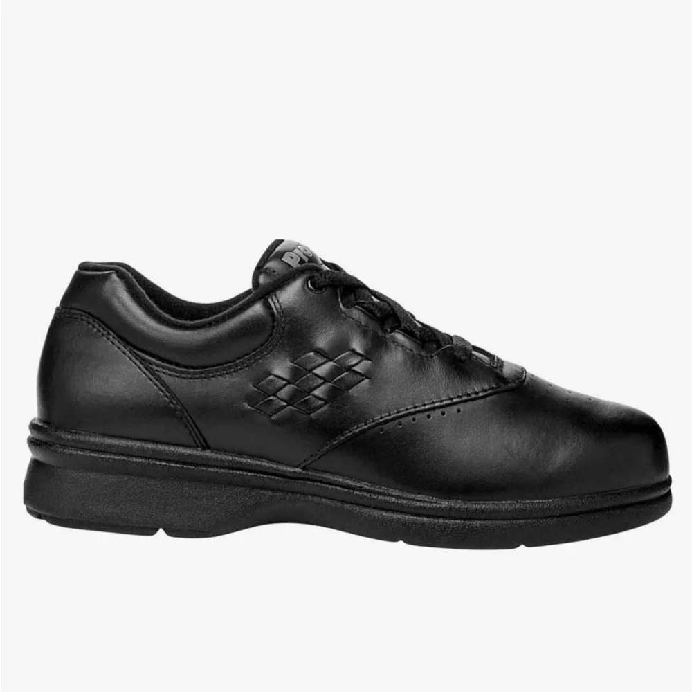 PROPET Black Vista Lace-Up Walker W3910 Oxford Leather Comfort Shoes Sz 8 XX(4E) - Picture 2 of 16